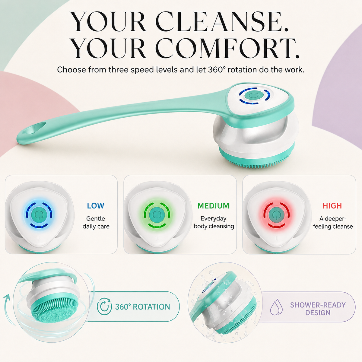 Silque Body Cleansing Brush