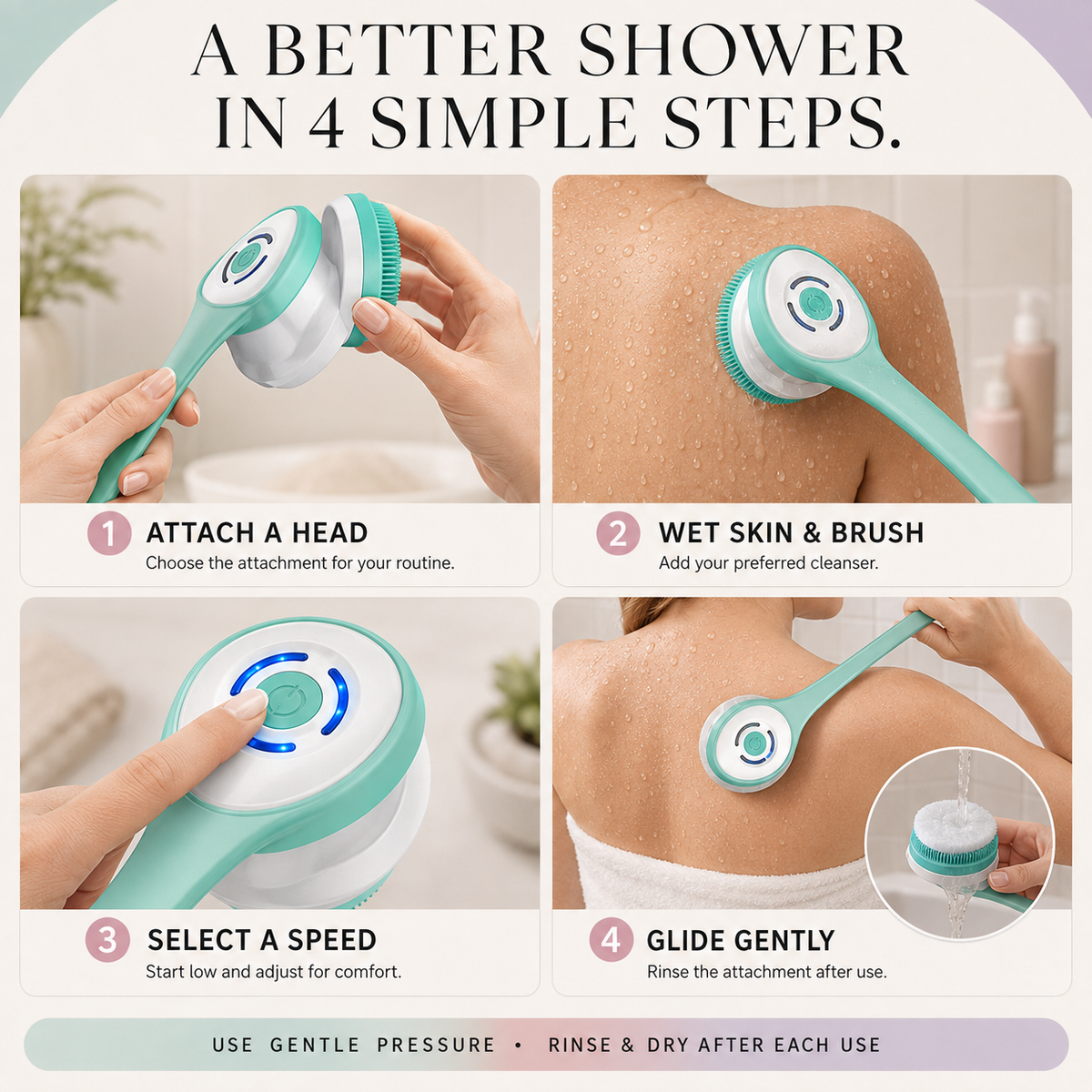 Silque Body Cleansing Brush