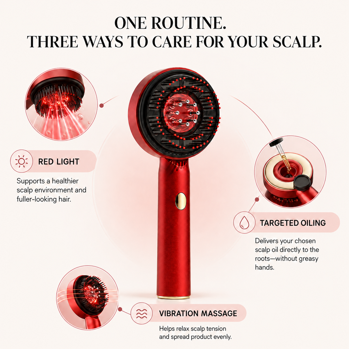 RootRevive 3-in-1 Scalp Therapy Brush