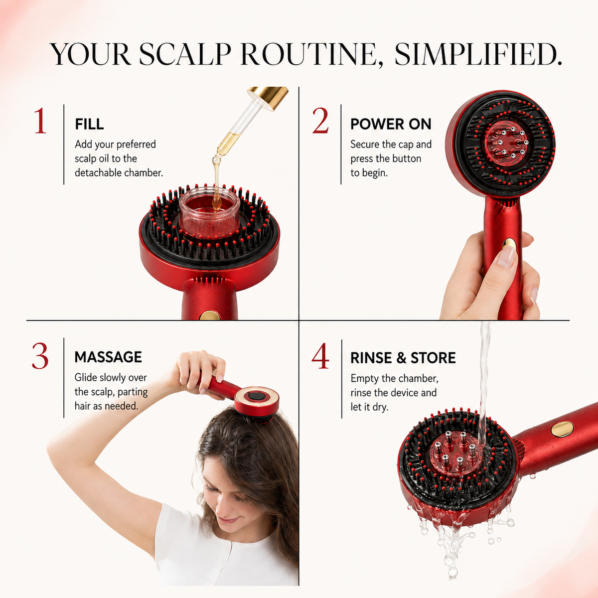 RootRevive 3-in-1 Scalp Therapy Brush