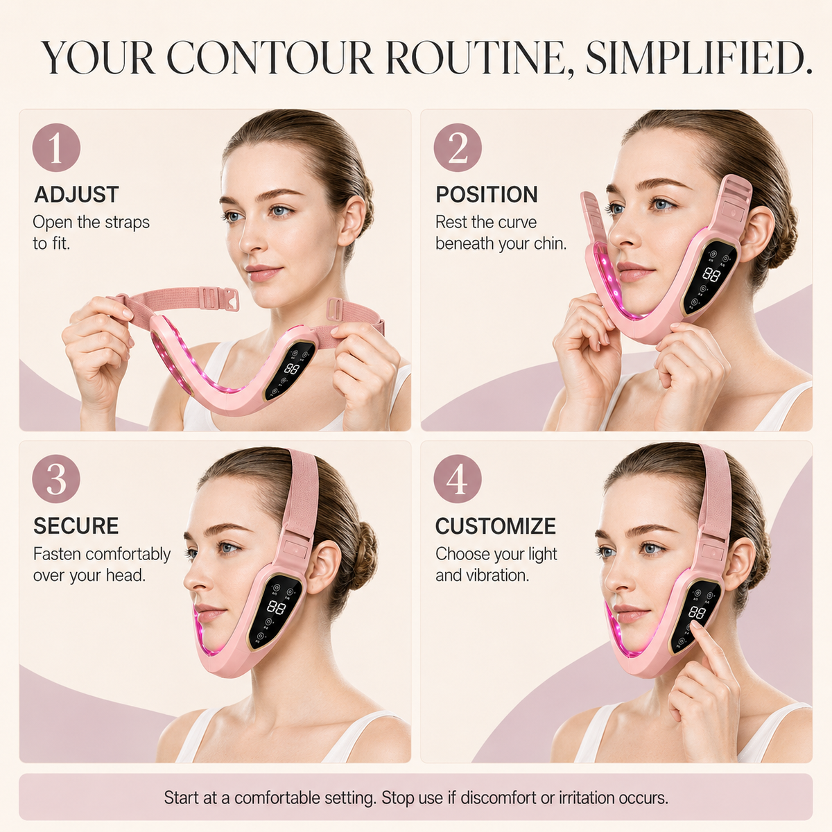 ContourV EMS Facial Massager