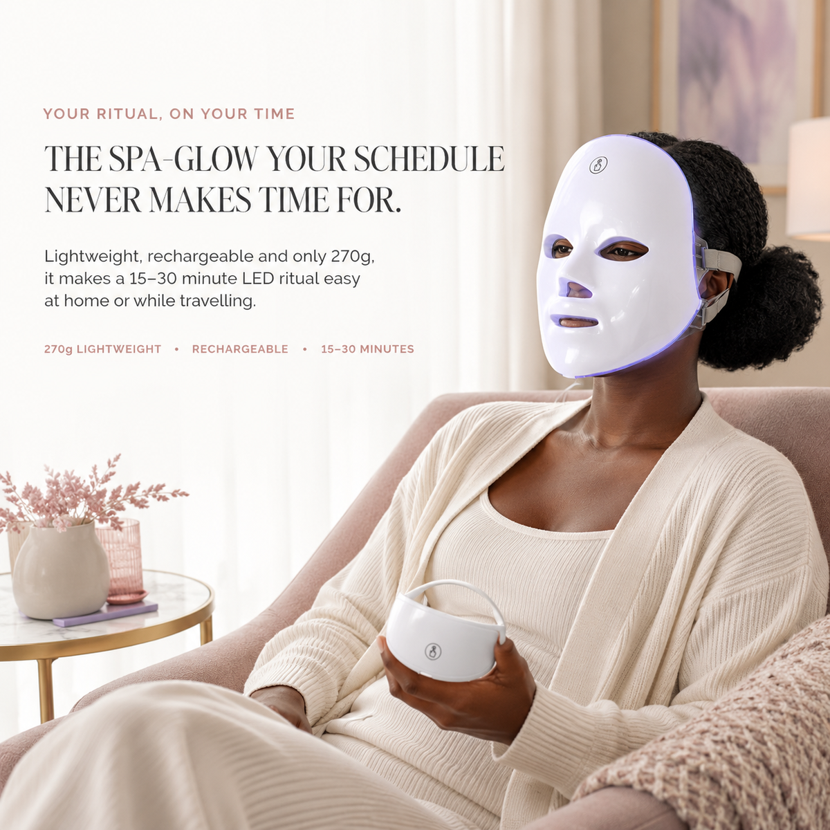 LumiGlow LED Face Mask